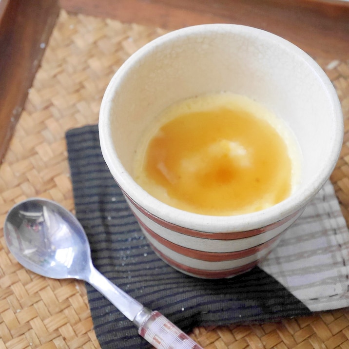 卵1個&レンジで簡単★糖質OFFプリン